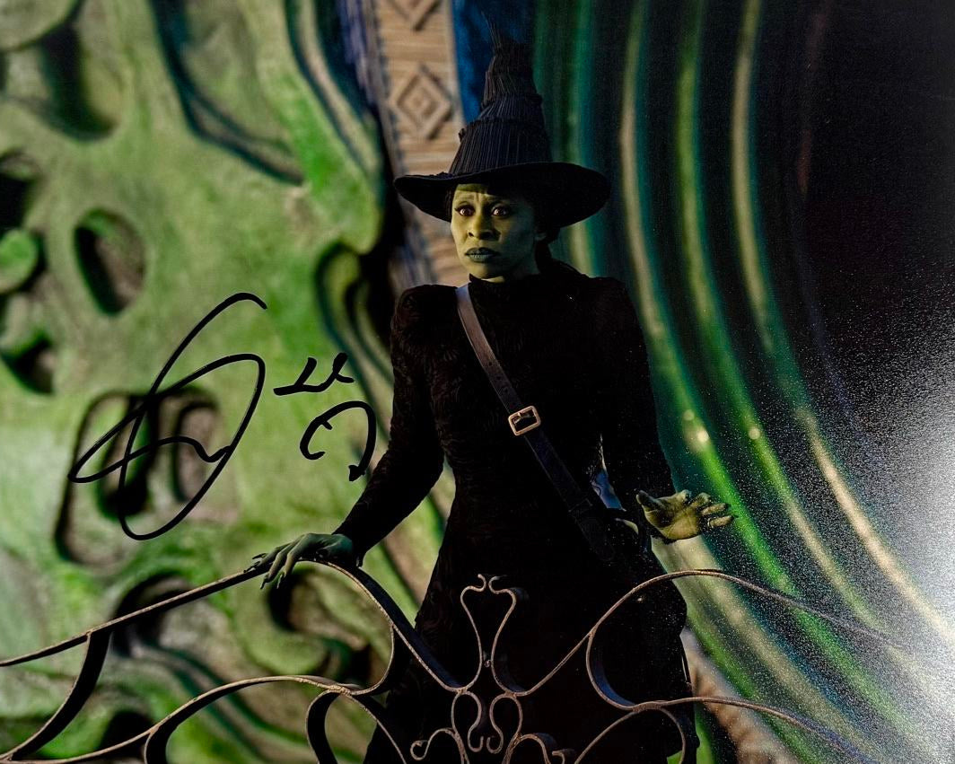 Cynthia Erivo Signed 8x10 Photo (Wicked) - JSA COA